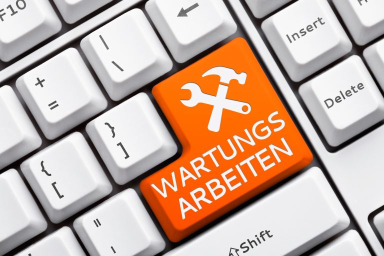 Wartungsarbeiten - Wir pflegen Ihre Webseite!